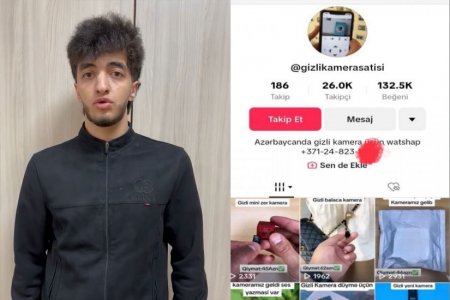 “TikTok”da kibercinayətkarlıqda ittiham olunan şəxs saxlanıldı