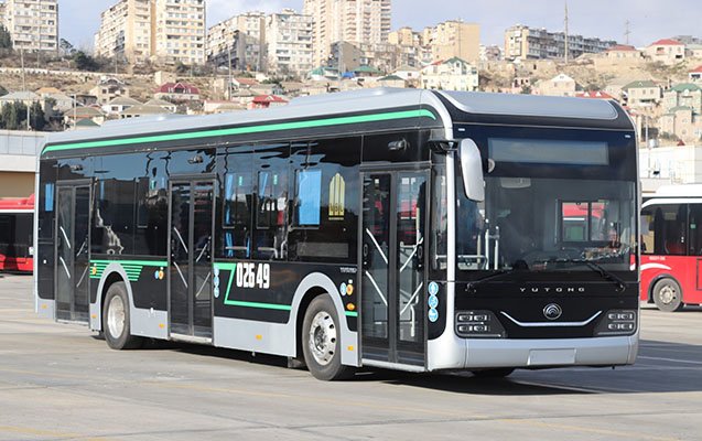 Bakıya daha bir elektrobus gətirildi