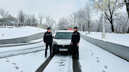 Polis gücləndirilmiş rejimdə işləyir - Fotolar