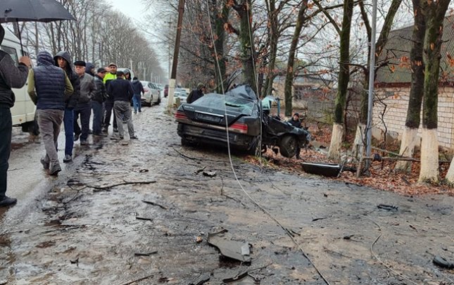 Lənkəranda ağır qəza, iş adamı öldü - Foto