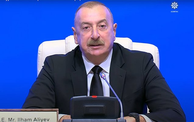 İlham Əliyev Forumun açılışında iştirak edir - Canlı