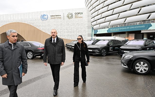 Prezident və xanımı Bakı Olimpiya Stadionunda - Fotolar -Yenilənib